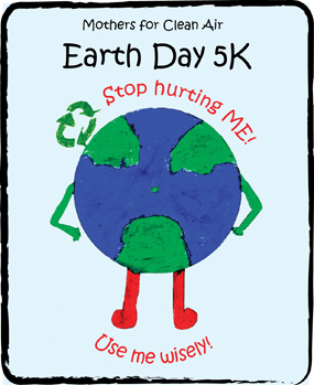 Mother's for Clean Air Earth Day 5K
