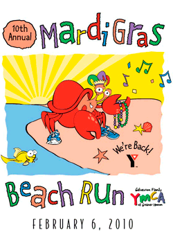 Mardi Gras Beach Run
